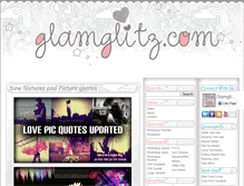 Tablet Screenshot of glamglitz.com